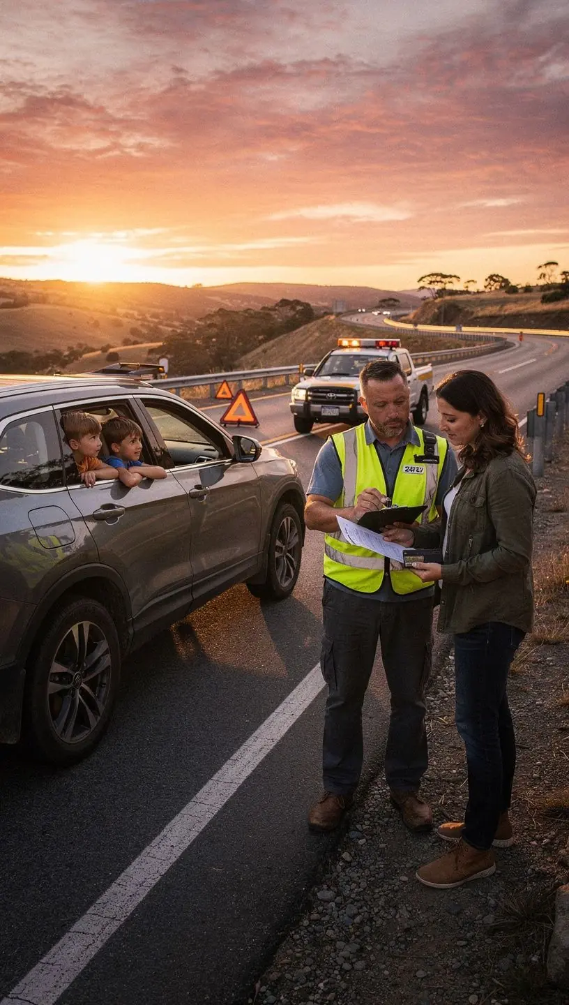 Pracownik obsługi klienta pomagający w zgłoszeniu szkody