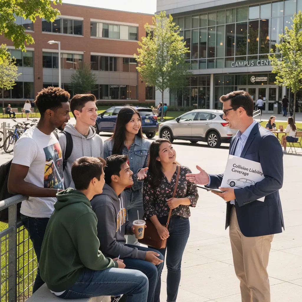 Specjalista ds. ubezpieczeń omawiający opcje ochrony.