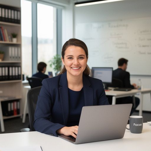 Pracownik biura obsługi klienta udzielający informacji o ubezpieczeniach